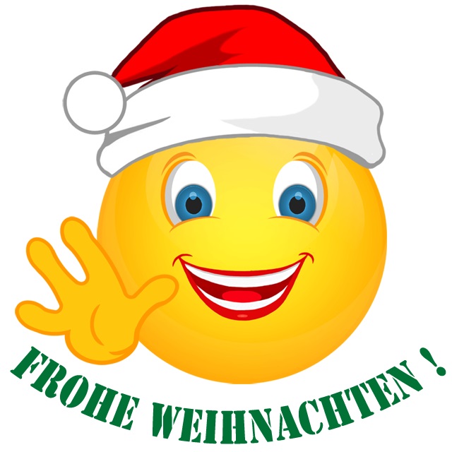 smiley frohe weihnachten